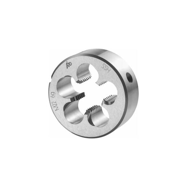 Holex M22X2.5 HSS Round Die, Closed/Pre-Slit Form 140330 M22 - main